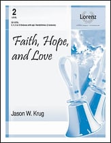 Faith Hope and Love Handbell sheet music cover